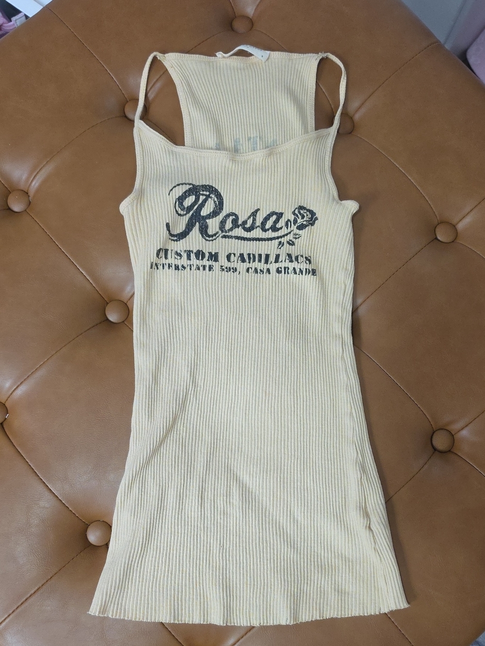 S Spell Rosa Tank Cream